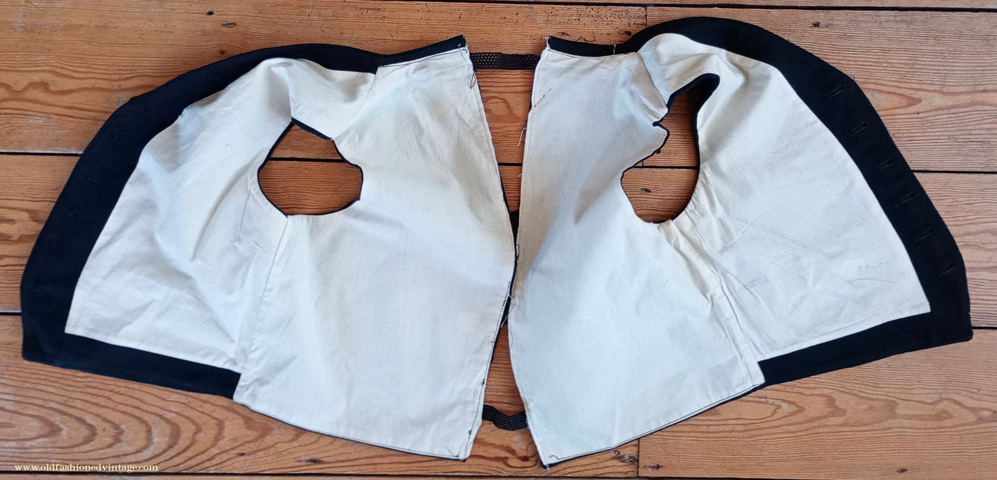 Vintage 1960s Mens British Rail Drivers 3 Piece Suit Green Wool Serge Uniform 40"