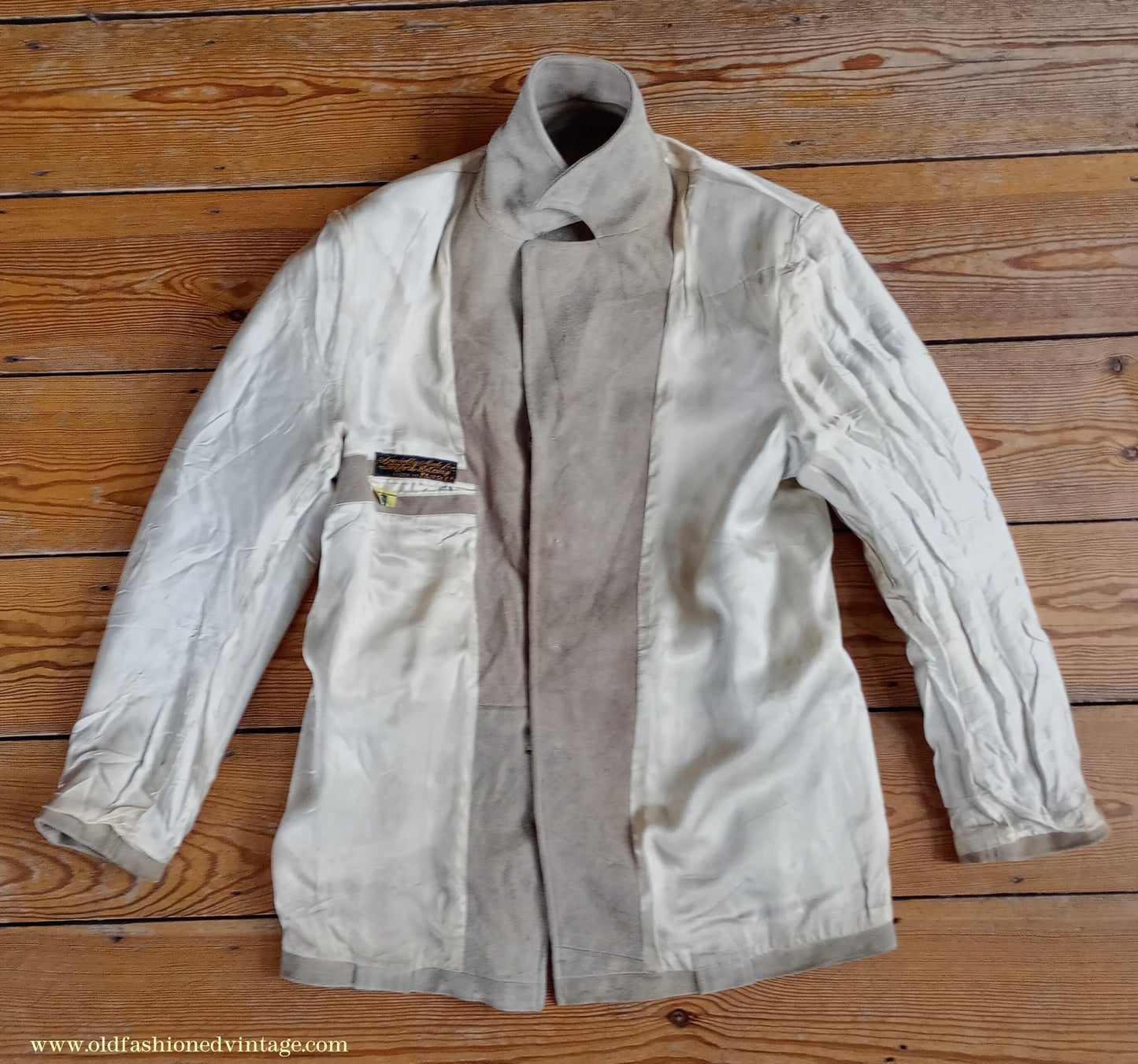 Vintage Mens 1960s 1970s Suede Norfolk Jacket Country Belted Custom Tailored Coat 40" 42"
