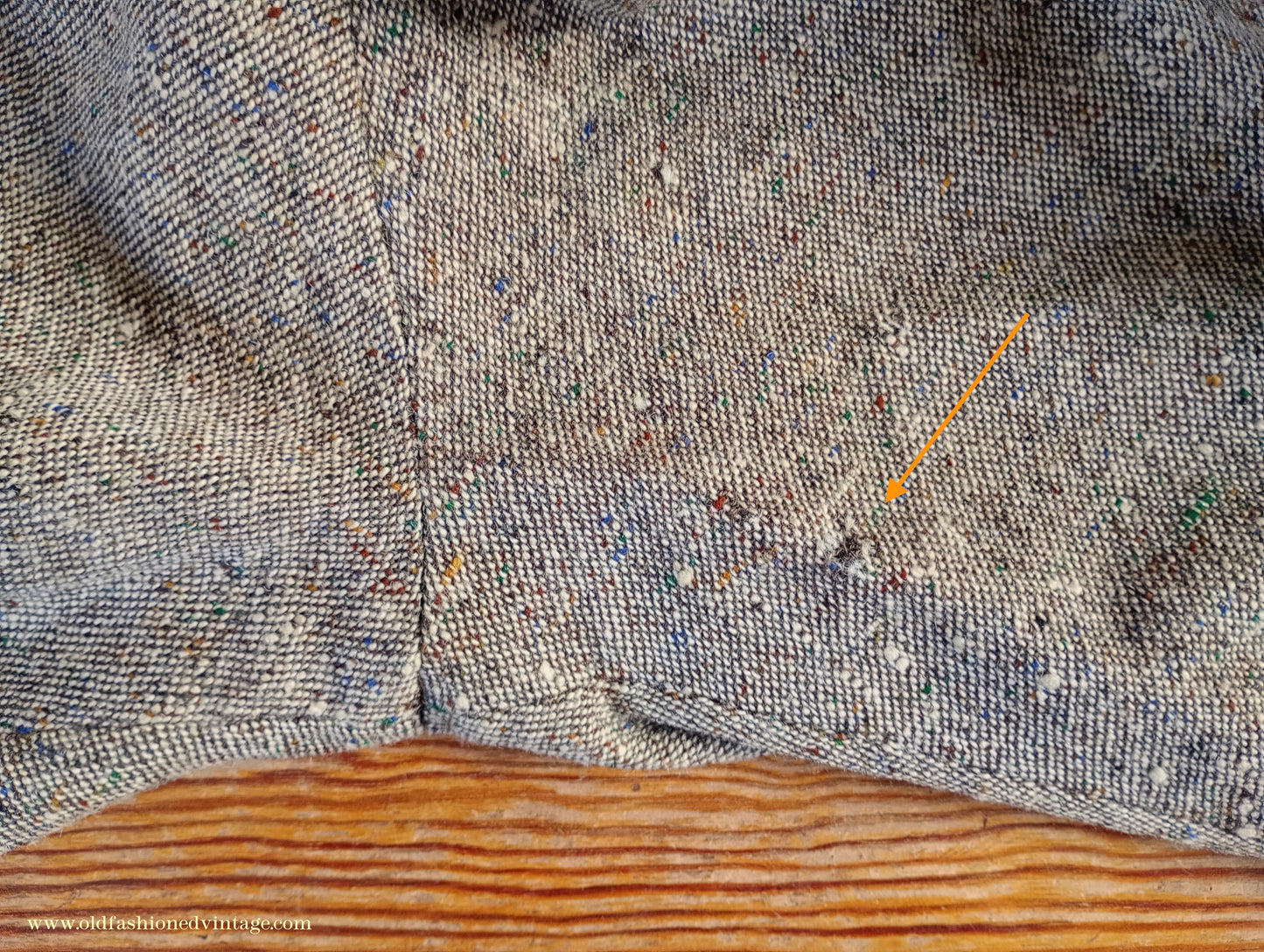 Vintage Mens 1930s Bespoke Breeches Beige Donegal Tweed Flecked Jodhpurs Riding Trousers 39"