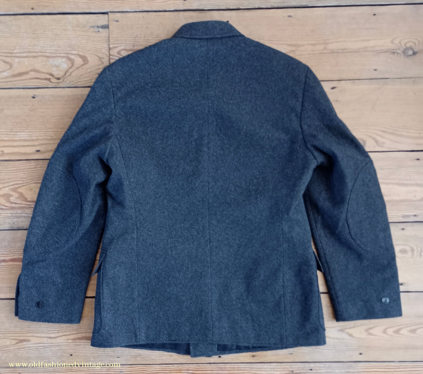 Vintage Mens NOS 1960s West German ZB Civil Defence Uniform Cold War Work Suit Jacket & Trousers Grey Wool 40" 42"