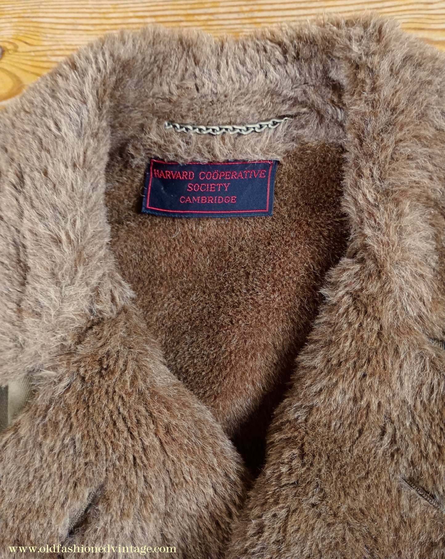 Vintage 1940s Mens Storm Coat Double Breasted Raglan Overcoat Alpaca Pile Teddy Bear Faux Fur Collar & Lining Small