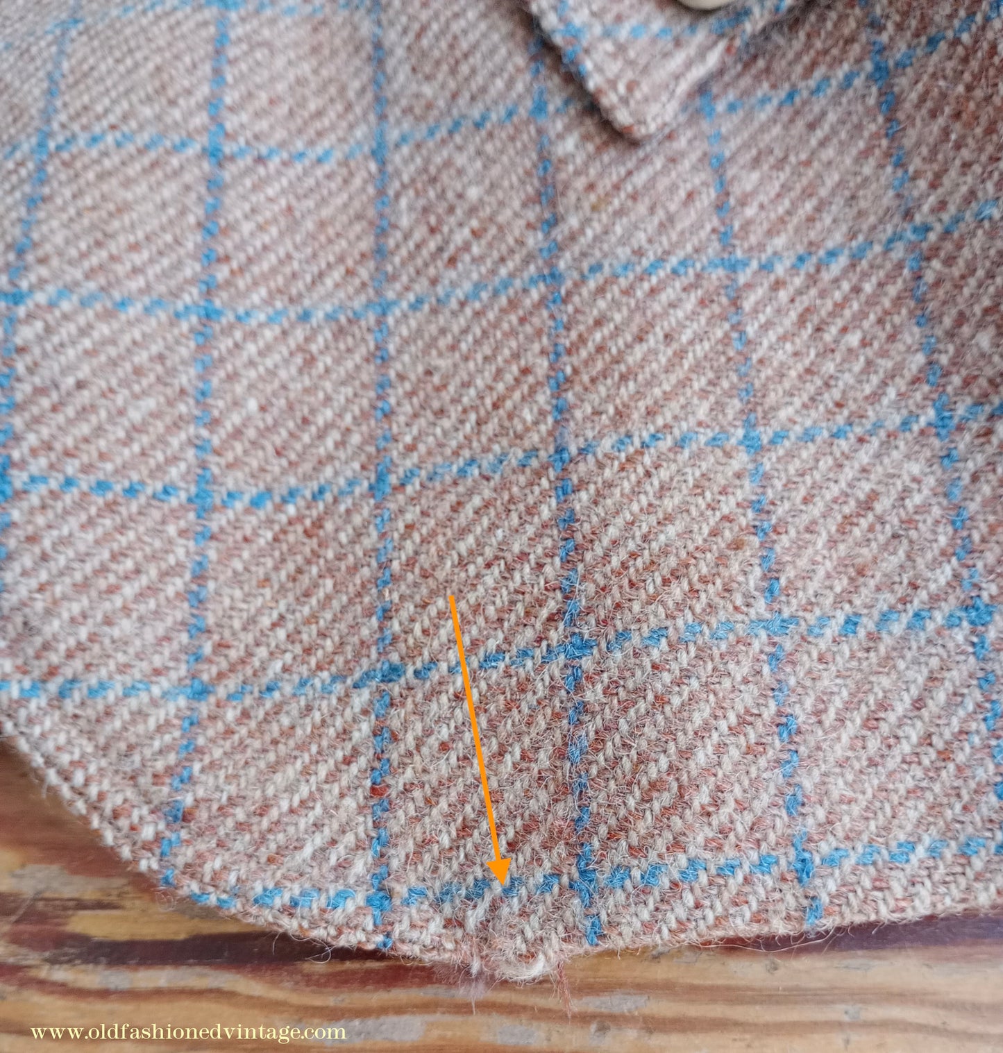 Vintage Mens 1930s Tweed Argyll Kilt Jacket & Waistcoat Set Ginger Windowpane Check Wool Tailored Traditional Scottish Sports Coat 36"