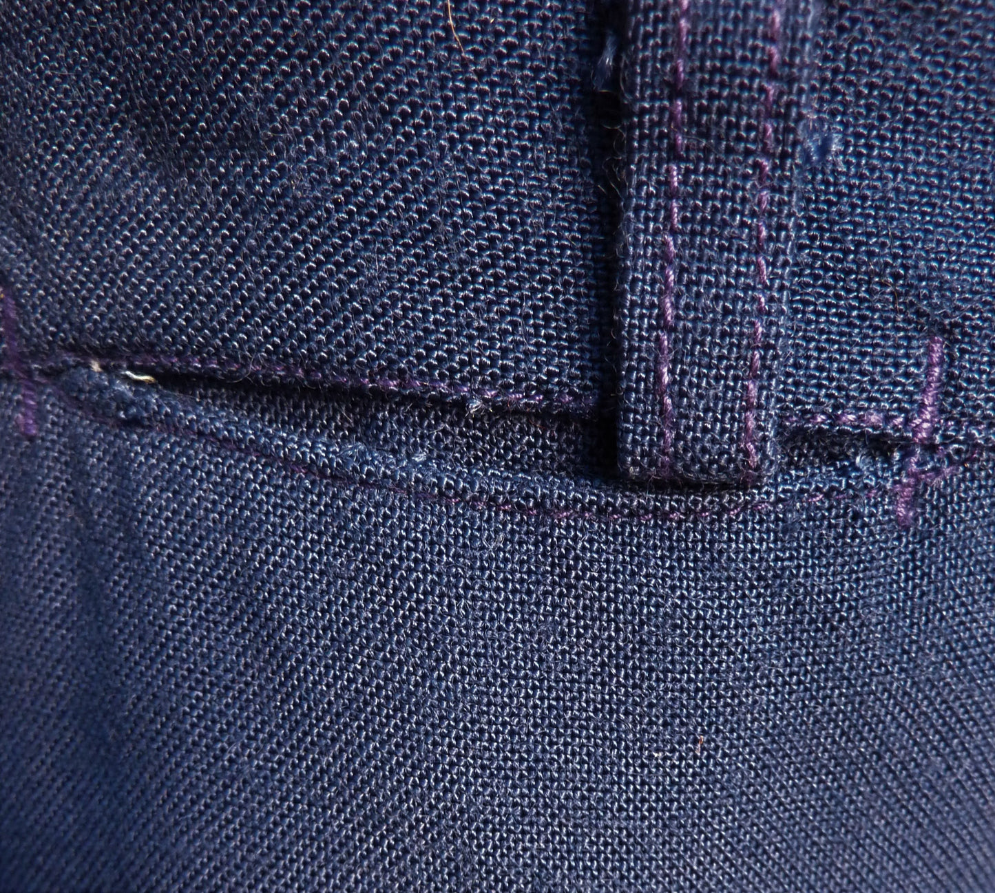 Rare Original Vintage 1950s Jantzen Blue Rayon Shorts Waist 23"