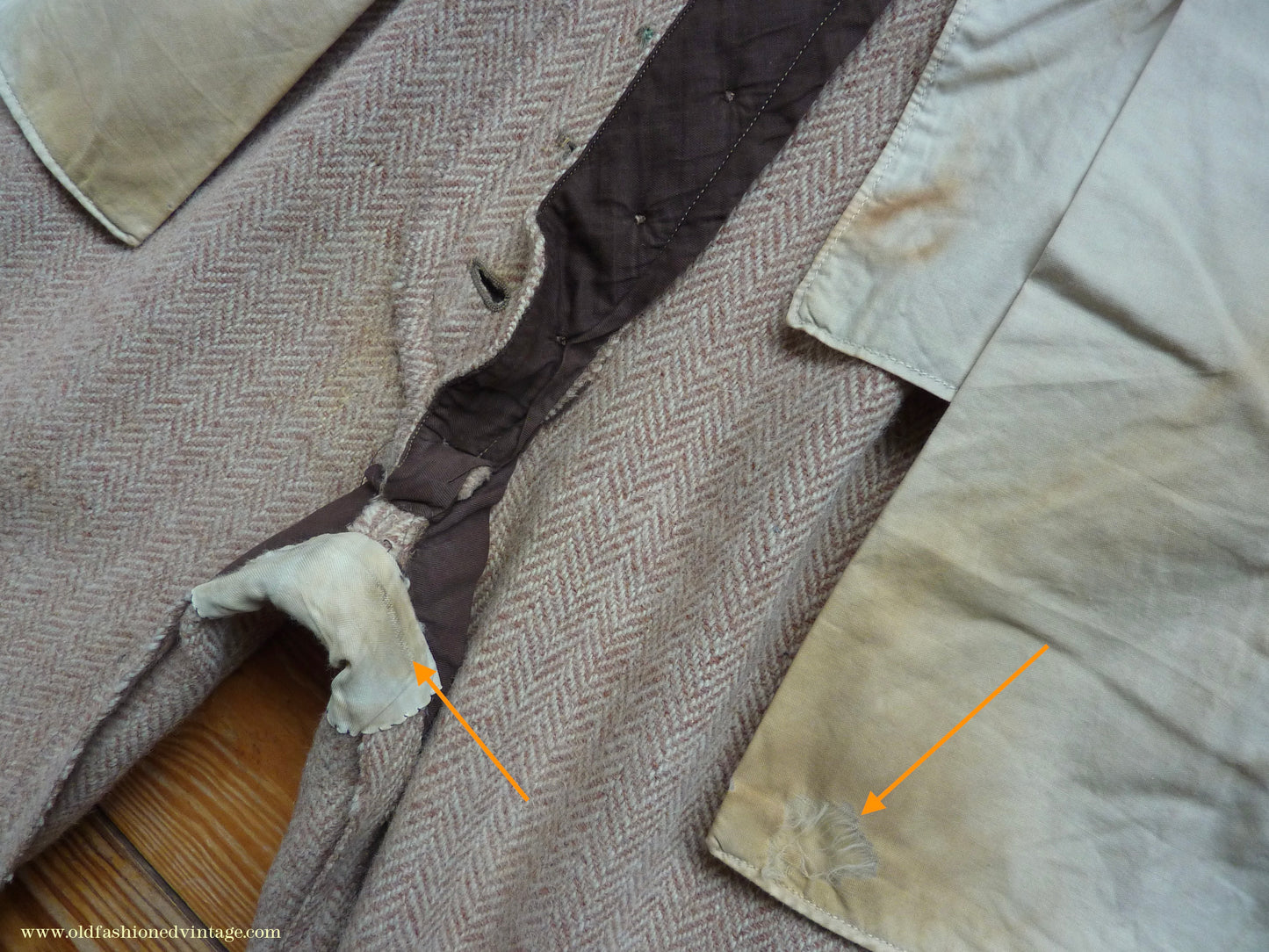 Vintage Mens 1950s Burton Harris Tweed Plus Fours Suit Beige Herringbone Jacket Trousers 37"