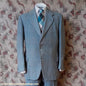 Vintage 1950s Mens Bespoke Bold Glen Check Tweed Plus Fours Breeks Suit Brown Green 42"