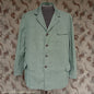 Vintage Mens 1940s German Hiking Jacket Green Cotton Outdoors Climbing Trachten 44"