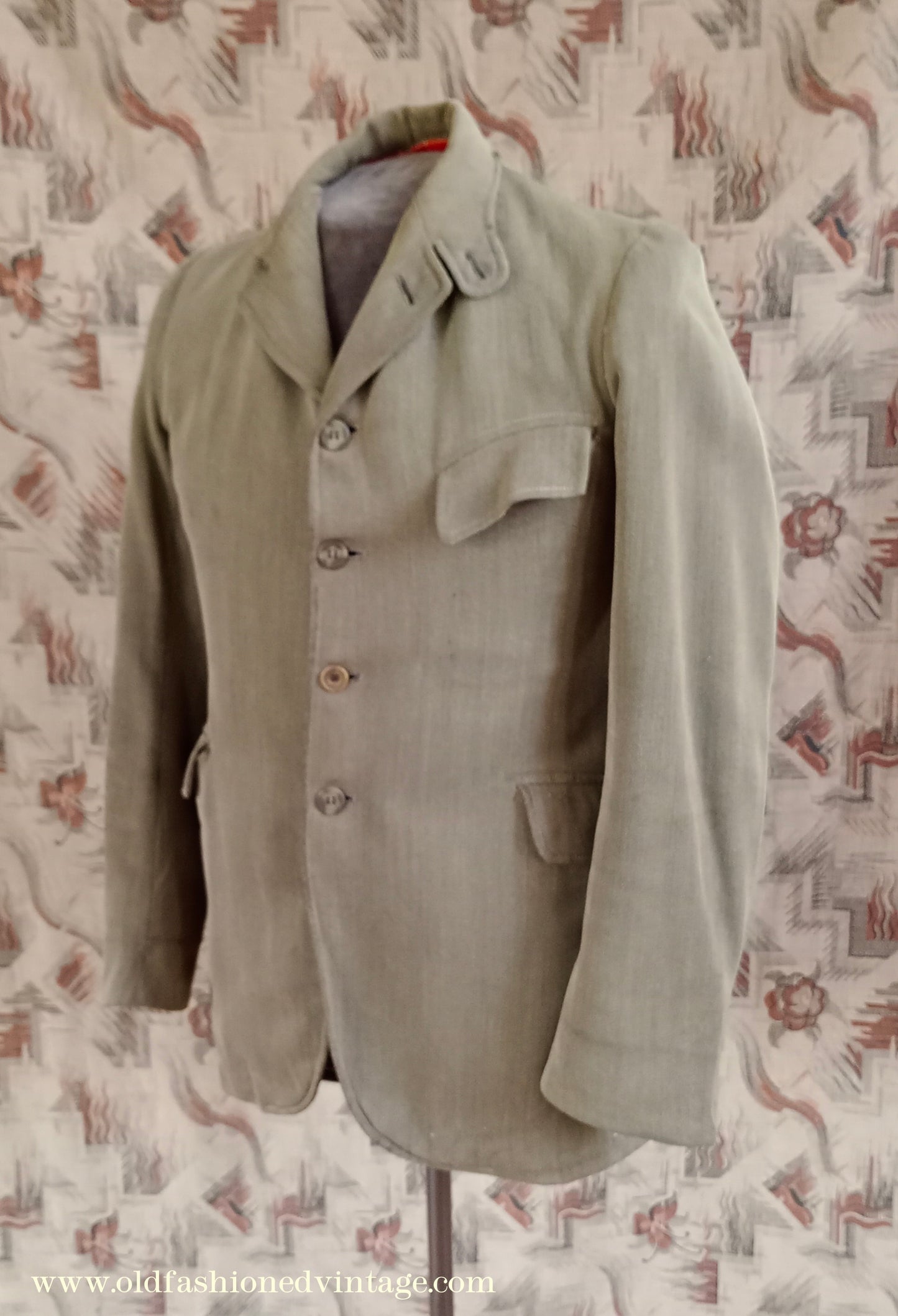 Vintage Mens 1940s 50s Timeworn Country Jacket Keepers Tweed Riding Coat 36"