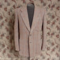 Vintage Mens 1950s Daks Simpson Tweed Sports Jacket Brown Orange Windowpane Check 38"