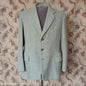 Vintage Mens 1950s Harris Tweed Sports Jacket Green Marl 38"