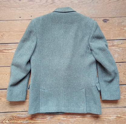Vintage Mens 1950s Harris Tweed Sports Jacket Green Marl 38"