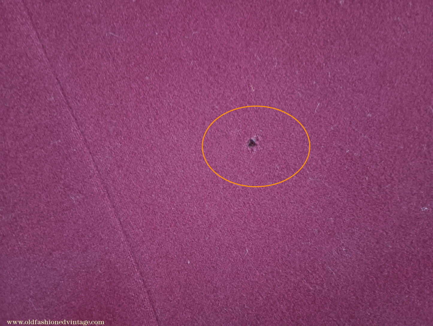 Vintage Mens Bespoke 1960s Suit Burgundy Doeskin Wool 2 Piece Tailored 42"