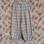 Vintage Mens 1930s 1940s Plus Fours +4s Brown Glen Check Plaid Wool Trousers Breeks Pants 28"