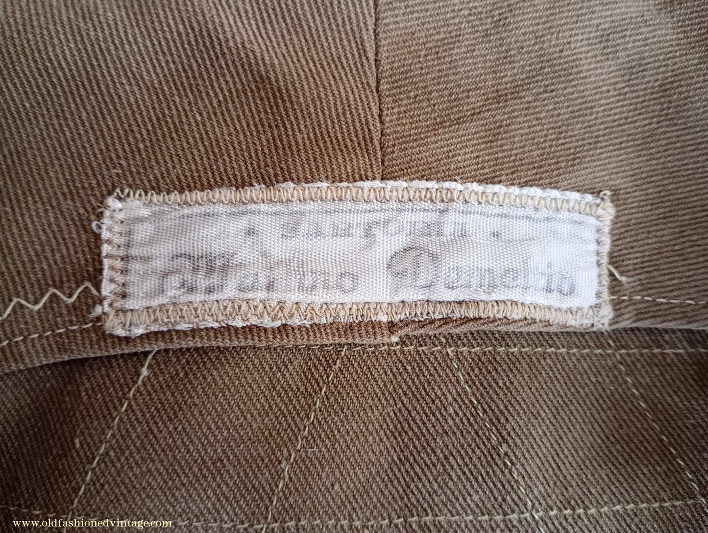 Vintage Mens 1950s Italian Maremmana Hunting Jacket Khaki Cotton 36"