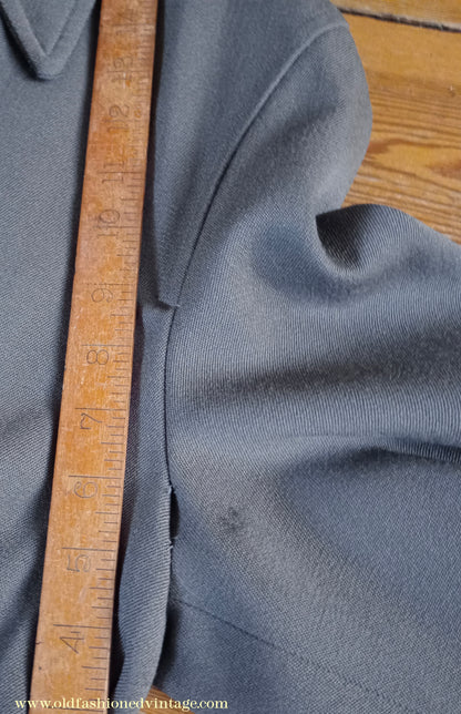Vintage Mens 1950s Paraqua Trenchcoat Double Breasted Raincoat Rain Trench Coat Mac 40" 42"