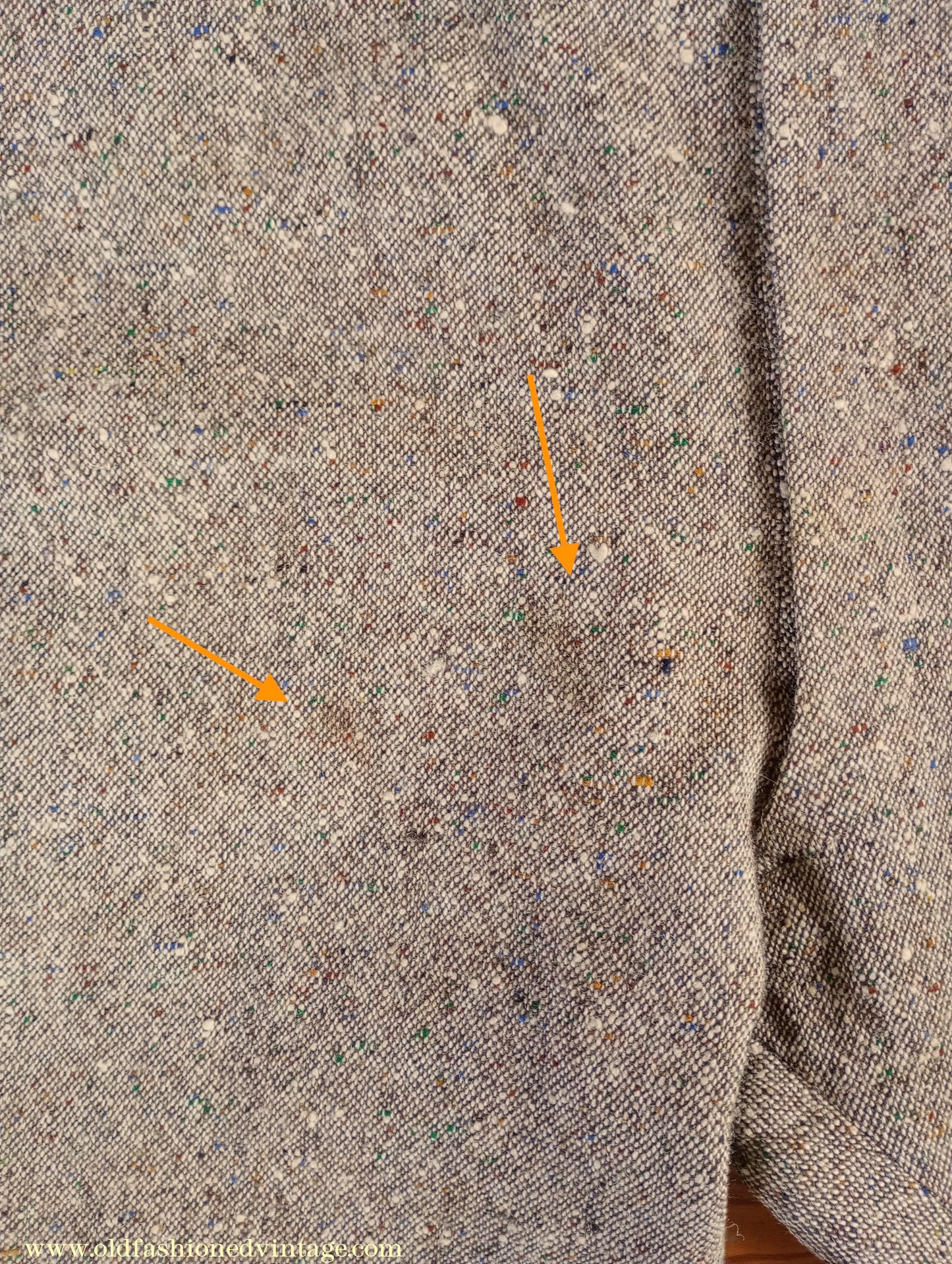 Vintage Mens 1930s Bespoke Breeches Beige Donegal Tweed Flecked Jodhpurs Riding Trousers 39"