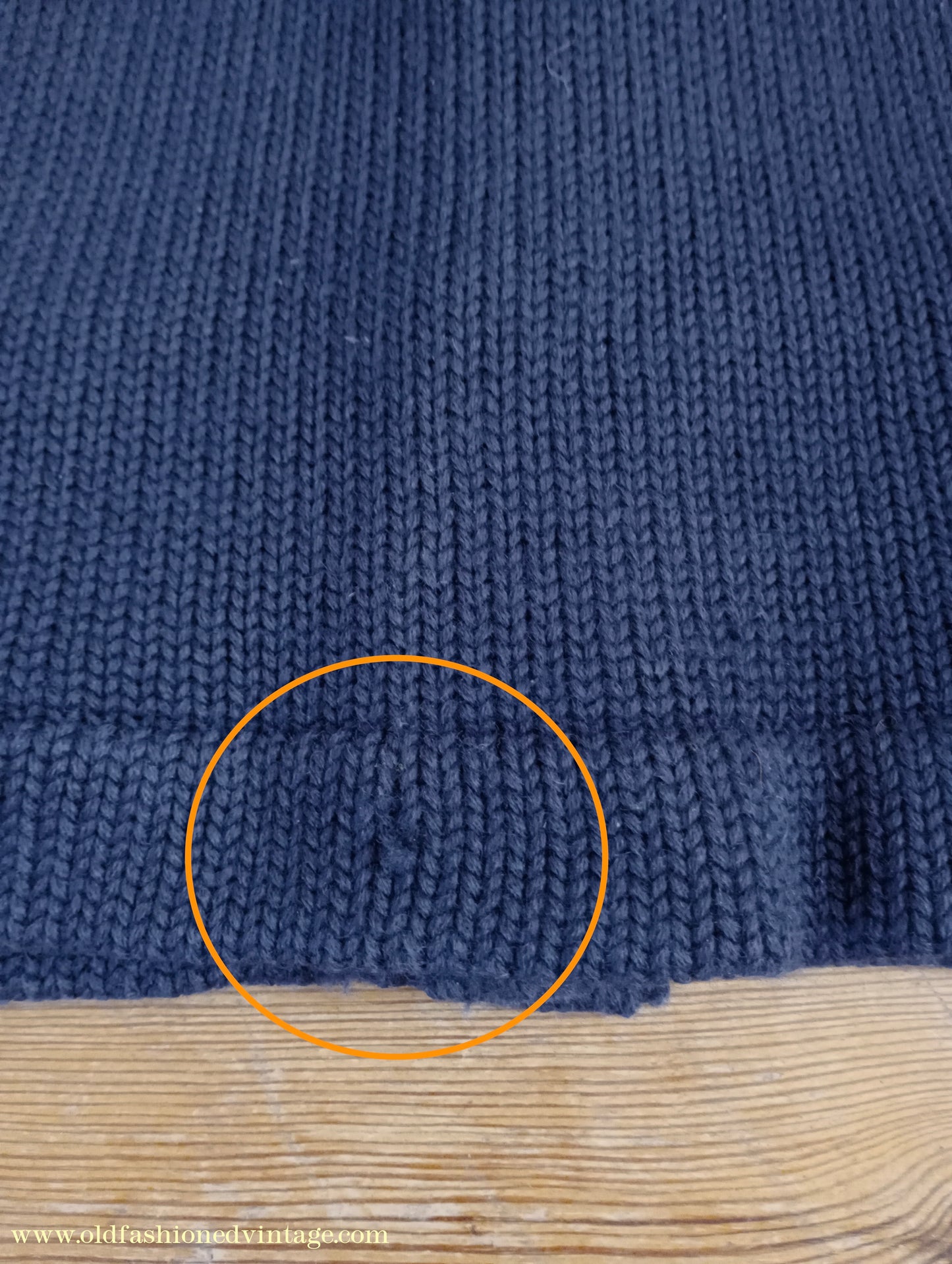Vintage Mens 1930s 1940s Shawl Collar Cardigan Sweater Navy Blue Knit Knitted Wool Jacket S