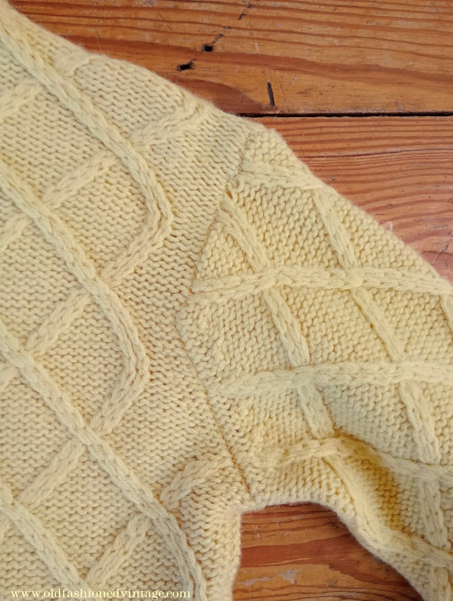 Vintage Mens 1970s 1980s Turtle Neck Jumper Sweater Yellow Wool UK S