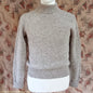 Old Fashioned Garments Vintage Reproduction 1930s 1940s Mens Roll Neck Jumper Polo Turtle Sweater Small