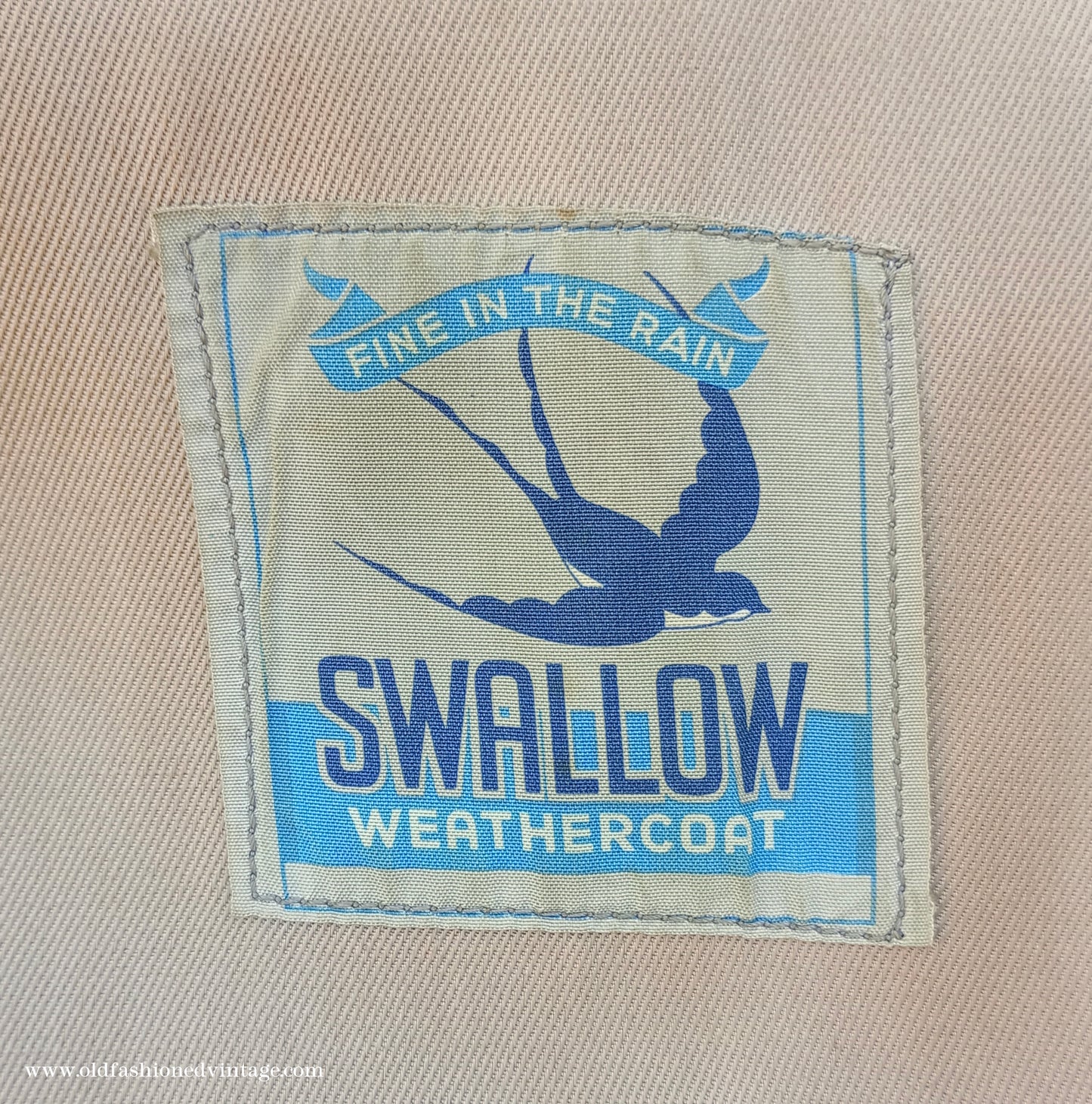 Vintage 1940s CC41 Double Breasted Overcoat Brown Herringbone Wool Tweed DB Belted UK S