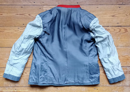 Vintage Mens 1940s Janker Trachten Jacket Double Breasted Coat Grey Wool Horn Buttons Traditional Tyrol German Folk 40"