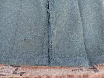 Vintage Mens 1940s CC41 Green Tweed Suit 2 Piece Single Breasted Herringbone Wool 37" 38"