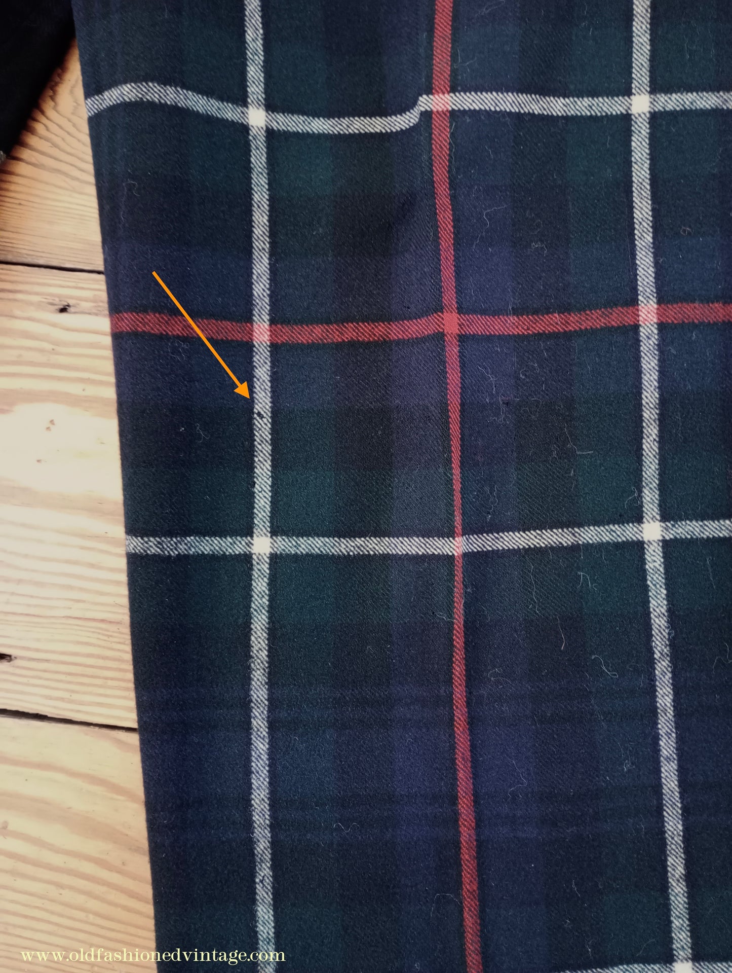 Vintage Mens 1940s Bespoke Mackenzie Tartan Trews Military Highland Trousers Post WW2 Uniform Pants 30"