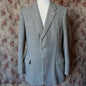 Vintage Mens 1950s Harris Tweed Sports Jacket Green Blue Brown Beige Houndstooth Shepherd Check 38"