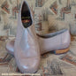 Vintage 1950s 40s Shoes Taupe Brown Leather Courts Heels UK 7