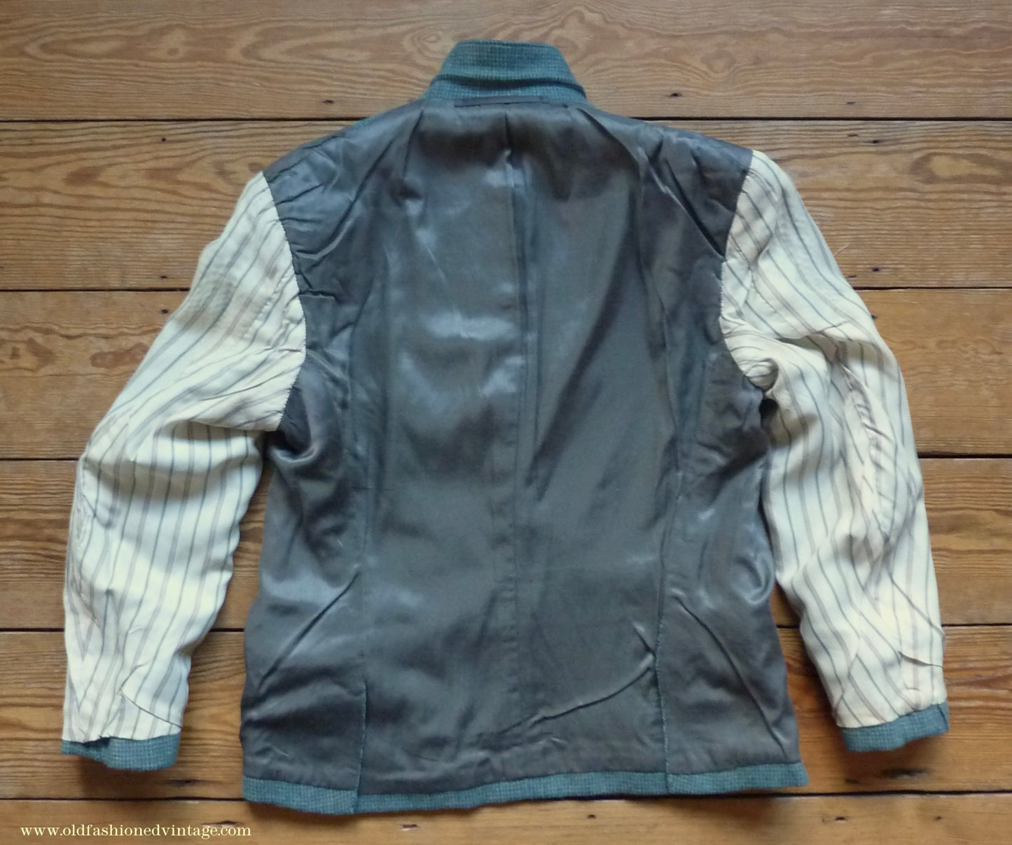 Vintage Mens 1950s Bespoke Argyll Kilt Jacket Lovat Green Tweed Tailored Wool Traditional Scottish Sports Coat 40"