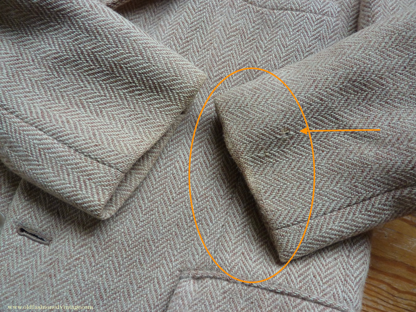 Vintage Mens 1950s Burton Harris Tweed Plus Fours Suit Beige Herringbone Jacket Trousers 37"