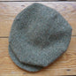 Vintage Mens Reproduction 1930s Style Retro Sport 8 Dart Flat Cap Green Brown Check Tweed 57cm