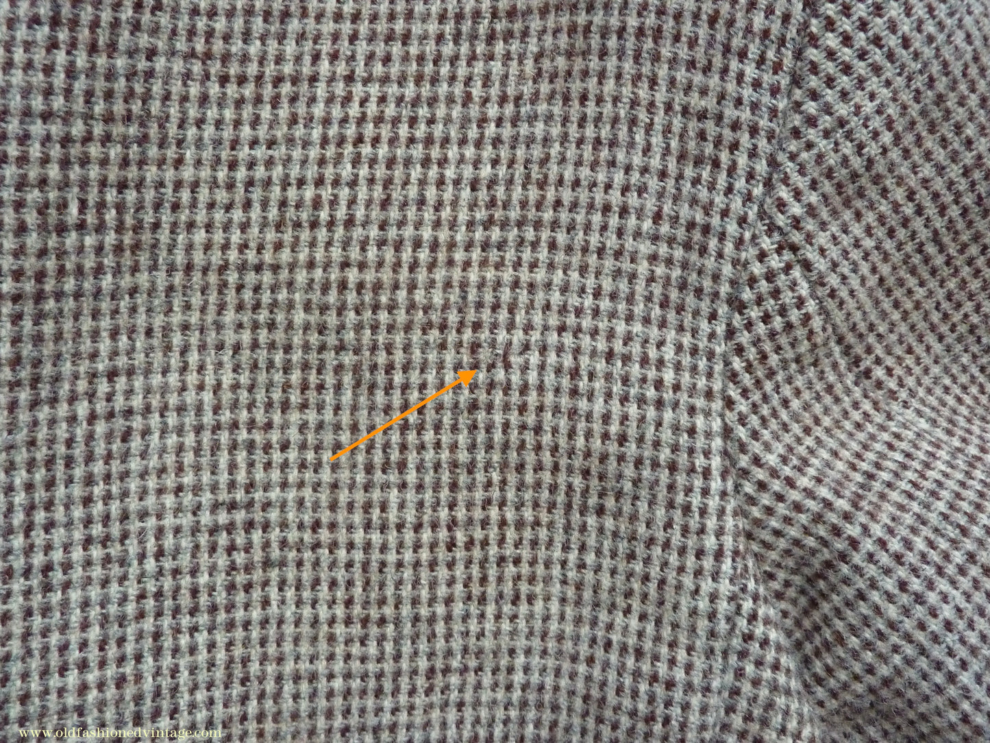 Vintage Mens 1950s Gaunson Harris Tweed Sports Jacket Grey Brown 44"