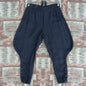 Vintage Mens 1940s Breeches Navy Blue European Jodhpurs Riding Work Trousers Pants 32"
