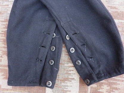 Vintage Mens 1940s Breeches Navy Blue European Jodhpurs Riding Work Trousers Pants 32"