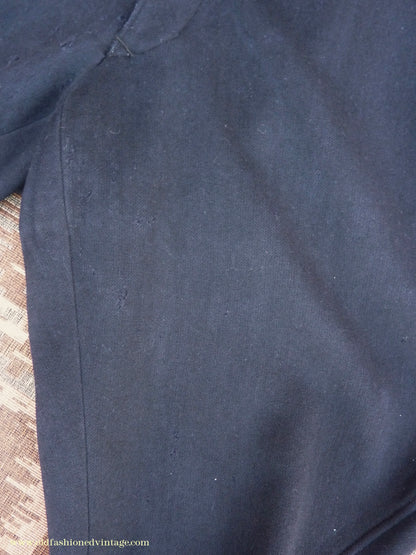 Vintage Mens 1930s 1940s Breeches Navy Blue European Jodhpurs Riding Work Trousers Pants 34"