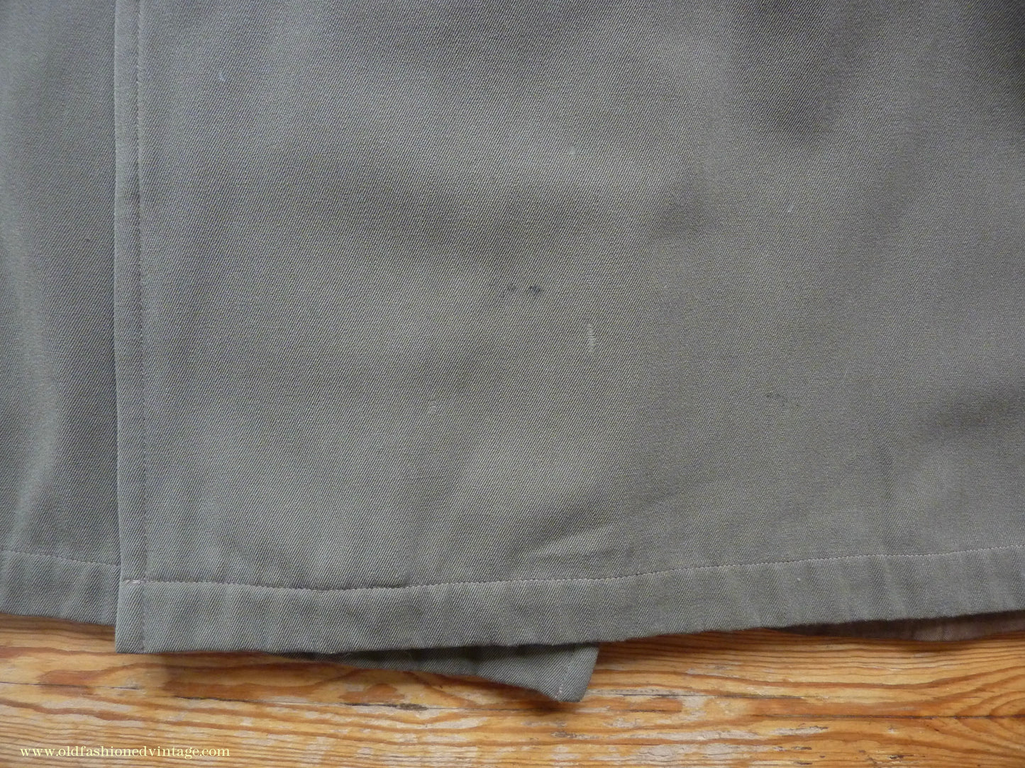 Vintage Mens 1940s 1950s Selgard Trenchcoat Double Breasted Raincoat Mac Trench Coat 42"