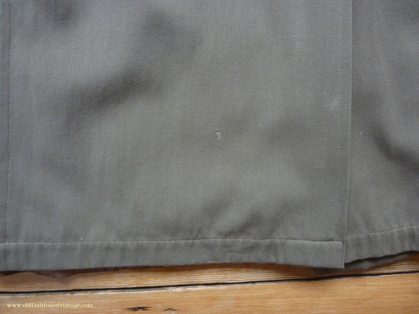 Vintage Mens 1940s 1950s Selgard Trenchcoat Double Breasted Raincoat Mac Trench Coat 42"