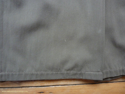 Vintage Mens 1940s 1950s Selgard Trenchcoat Double Breasted Raincoat Mac Trench Coat 42"