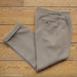 Vintage Mens 1940s Bespoke Cavalry Twill Trousers Heavyweight Beige Wool Pants 30"