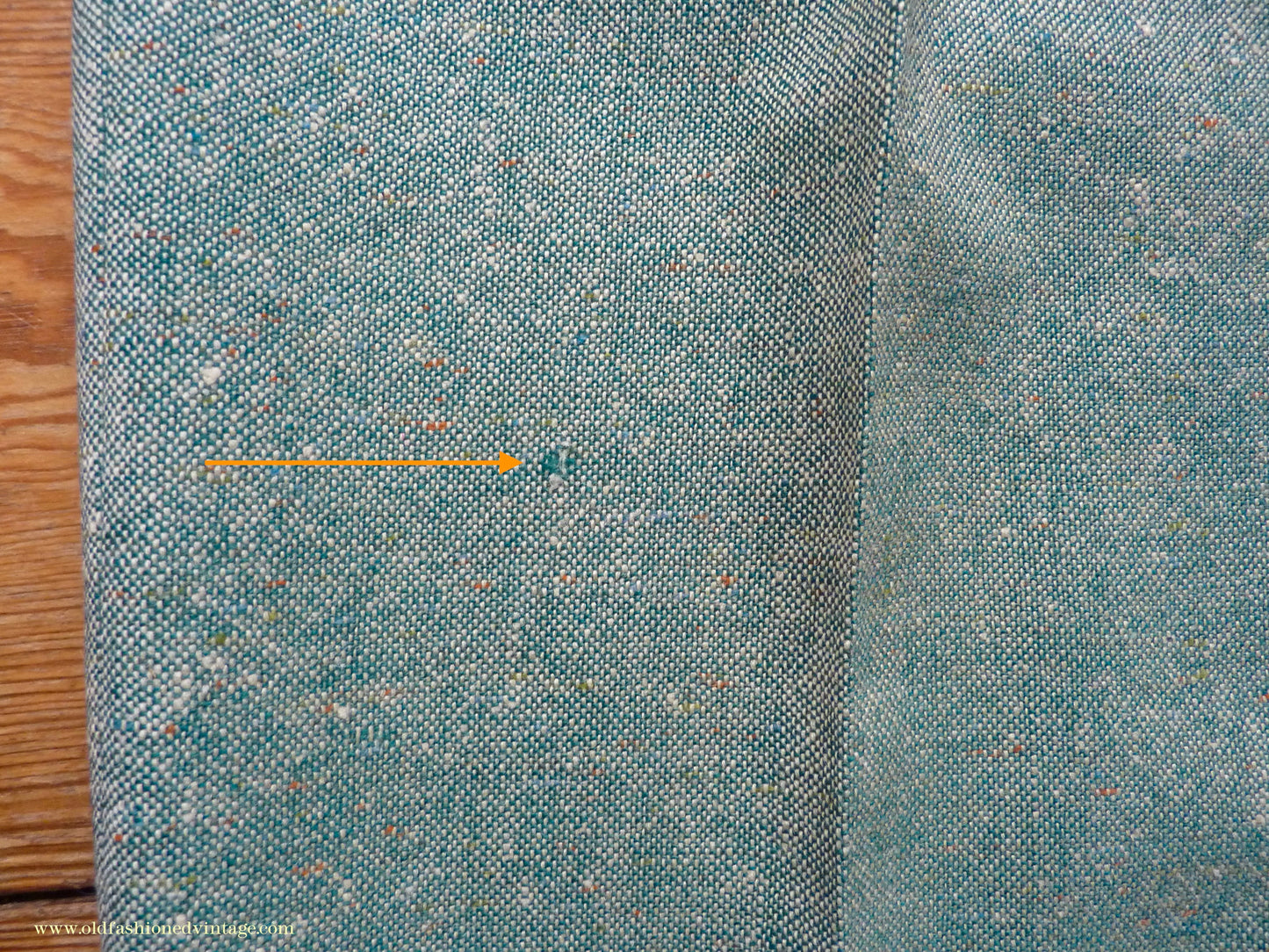 Vintage Mens 1950s Suit 2 Piece Single Breasted Japanese Custom Tailored Spearmint Green Flecked Wool Donegal Tweed 36" 38" Long
