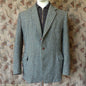 Vintage Mens 1950s Keldon Harris Tweed Sports Jacket Green Brown Black 40"