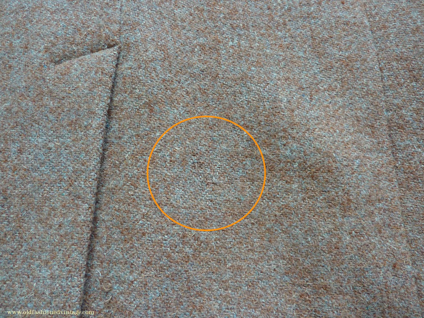Vintage Mens 1950s Harris Tweed Sports Jacket Heathered Brown Grey 36"