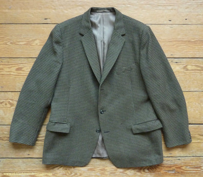 Vintage Mens 1960s/70s 1930s Style 3 Piece Tweed Suit Action Back Belt Jacket Plus Fours & Trousers