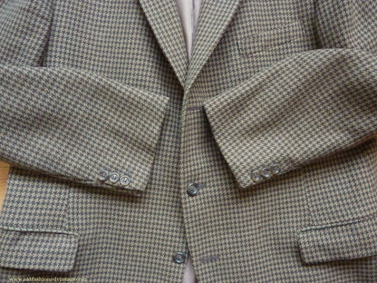 Vintage Mens 1960s/70s 1930s Style 3 Piece Tweed Suit Action Back Belt Jacket Plus Fours & Trousers