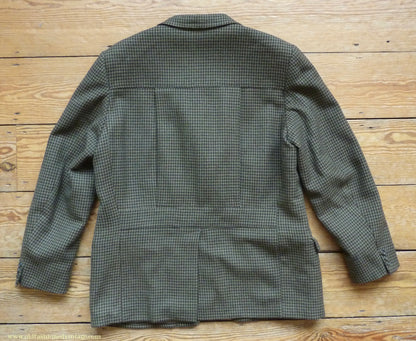 Vintage Mens 1960s/70s 1930s Style 3 Piece Tweed Suit Action Back Belt Jacket Plus Fours & Trousers