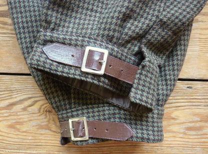 Vintage Mens 1960s/70s 1930s Style 3 Piece Tweed Suit Action Back Belt Jacket Plus Fours & Trousers