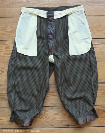 Vintage Mens 1960s/70s 1930s Style 3 Piece Tweed Suit Action Back Belt Jacket Plus Fours & Trousers