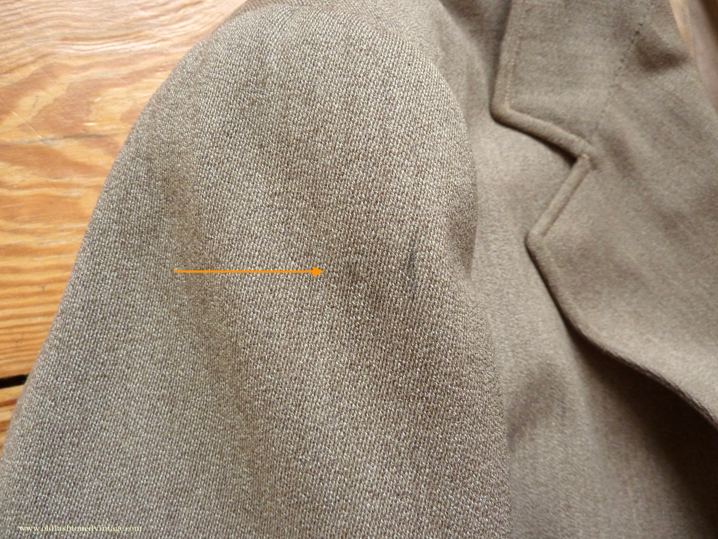 Vintage Mens 1950s Bespoke 1951 London Tailored Single Breasted Overcoat Top Coat Fawn Wool 38"