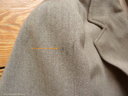 Vintage Mens 1950s Bespoke 1951 London Tailored Single Breasted Overcoat Top Coat Fawn Wool 38"