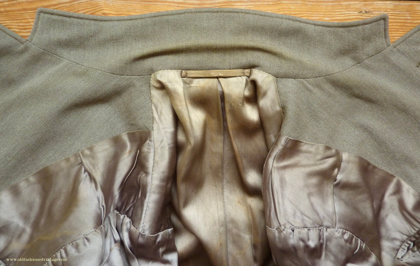 Vintage Mens 1950s Bespoke 1951 London Tailored Single Breasted Overcoat Top Coat Fawn Wool 38"